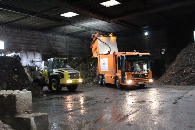 delivery of organic municipal solid waste