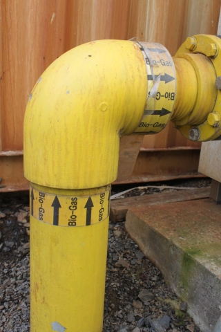 biogas pipe