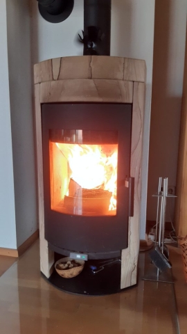 logwood stove