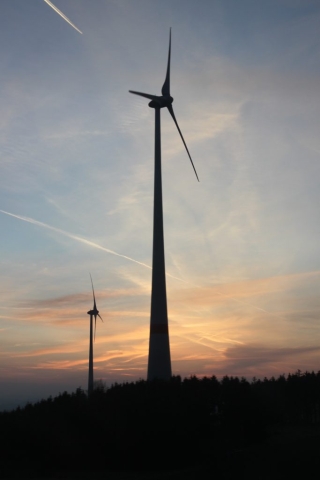 wind turbines